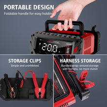 Load image into Gallery viewer, Versatile Trickle Charger - 12V/24V Battery Maintainer with Adjustable Current