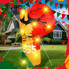 Load image into Gallery viewer, 6ft LED Inflatable Freedom Fist Decoration - Perfect for Juneteenth Celebrations