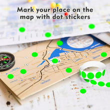 Load image into Gallery viewer, Revolutionary Adhesive Dot Labels - 10000 Fluorescent Green Stickers, 3/4 Inch