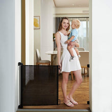 Load image into Gallery viewer, Durable 55'' Wide Retractable Safety Gate for Children &amp; Pets - Easy to Install