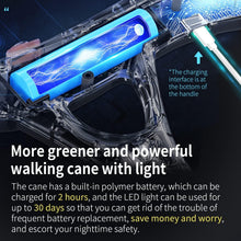 Load image into Gallery viewer, Adjustable Smart Alarm Cane with LED Light - Portable and Ergonomic Design