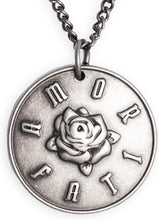 Load image into Gallery viewer, Stainless Steel Amor Fati Pendant - Inspirational Philosophy Necklace for Men