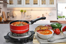 Load image into Gallery viewer, Efficient 1000W Portable Electric Hot Plate - Adjustable Temp Control, Pack of 2