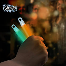 Load image into Gallery viewer, Super Bright Glow Sticks 100ct with Lanyards - Party Essentials for Hours of Fun