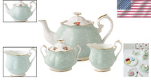 Load image into Gallery viewer, Polka Rose Afternoon Tea Set - Dishwasher Safe Bone China with Presentation Box