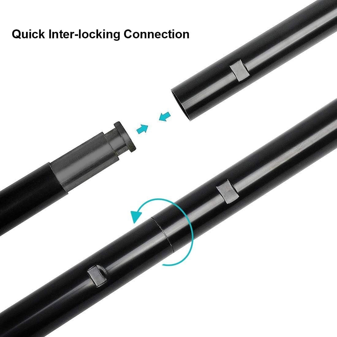 All-in-One 10x10Ft Heavy Duty Adjustable Backdrop Support System with Carry Bag