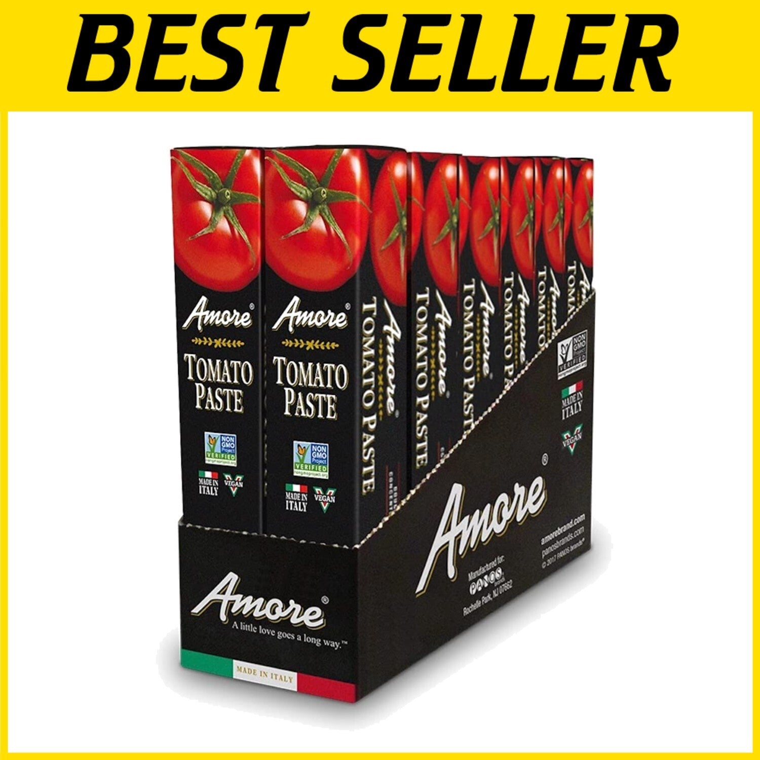 Double Concentrated Vegan Tomato Paste in Easy Squeeze Tubes - Italian Quality