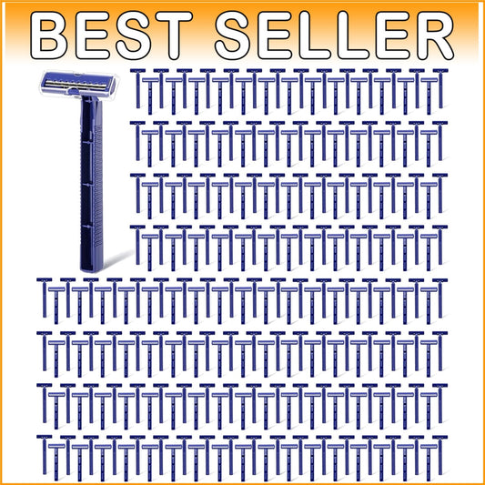 Twin Blade Stainless Steel Razors in Bulk - Ideal for Home and Charity Use