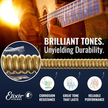 Load image into Gallery viewer, Premium Phosphor Bronze Acoustic Guitar Strings with NANOWEB Coating - 3 Pack
