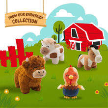 Load image into Gallery viewer, Charlie The Plushie - Small Stuffed Animal with Support for Farm Animals