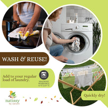 Load image into Gallery viewer, 10 Durable Organic Cotton Cloth Towels - Sustainable Reusable Paper Alternatives