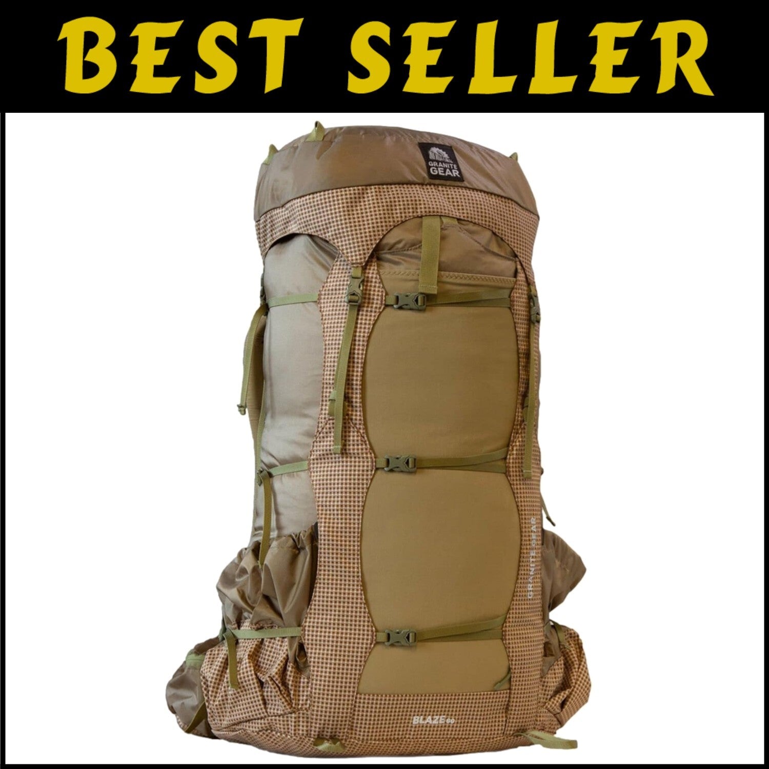 Blaze 60L Unisex Backpack with A.C. Frame for Ultimate Comfort and Safety