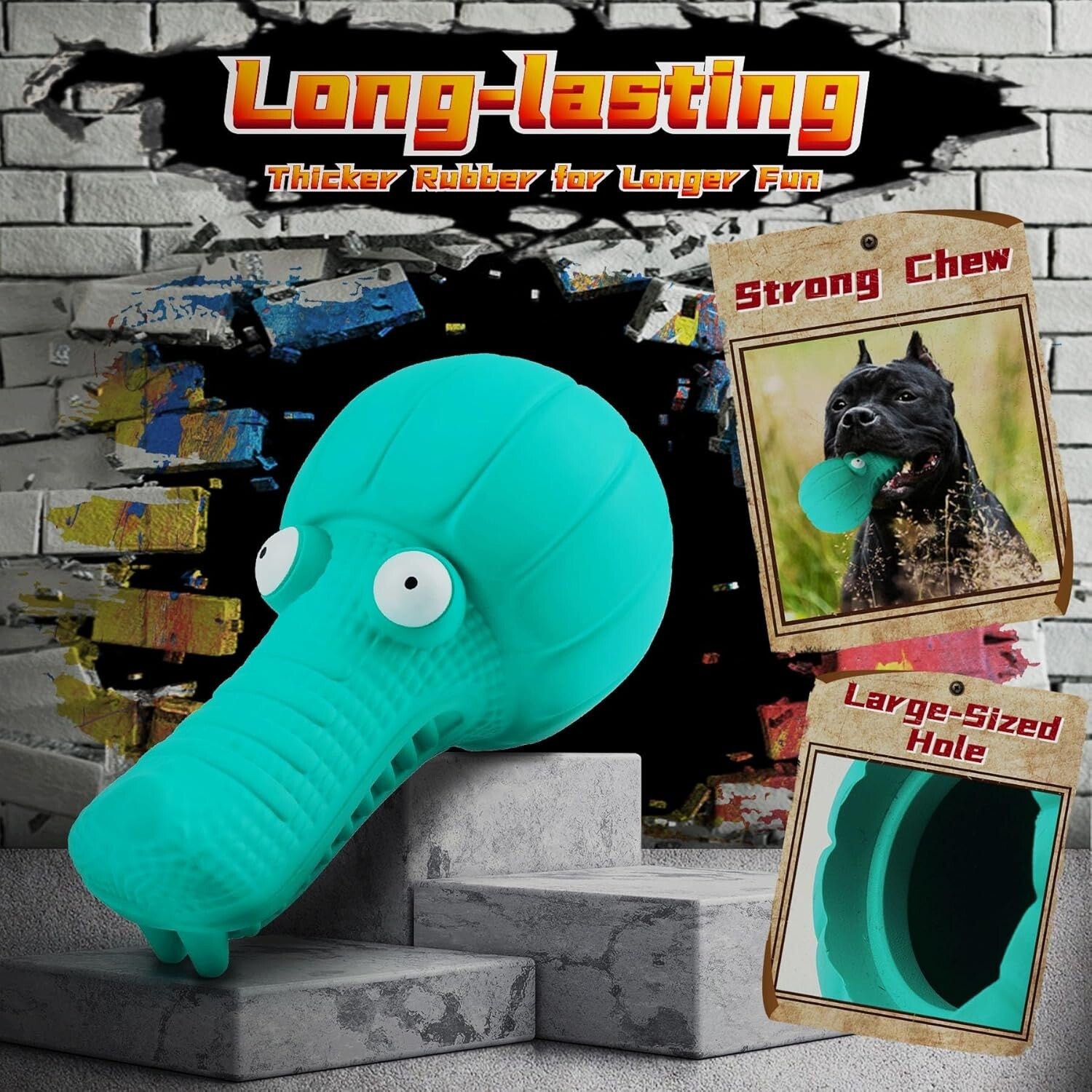 Large Breed Dog Chew Toys: Heavy-Duty 9 Pack for Strong Aggressive Chewers