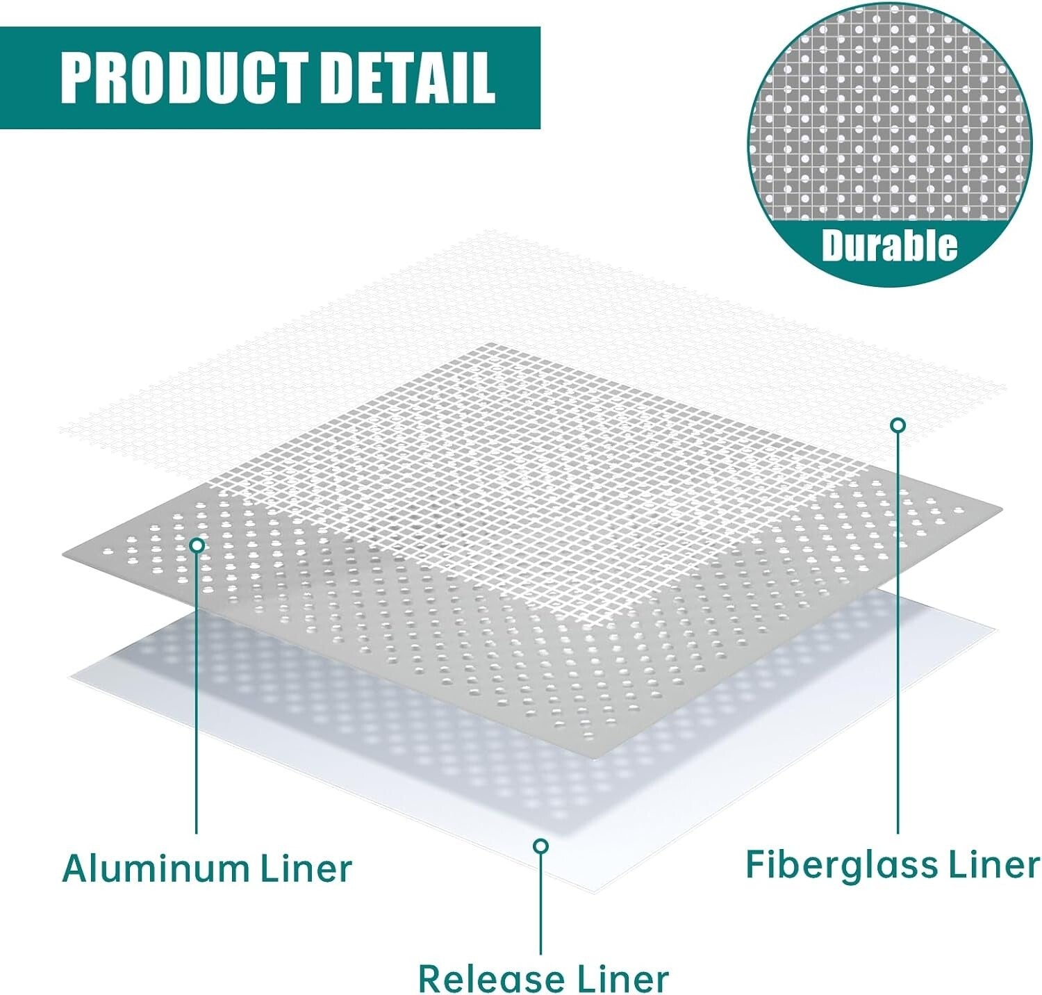 30Pcs 4 Inch Self-Adhesive Drywall Patch Kit - Easy Wall Repair Solution