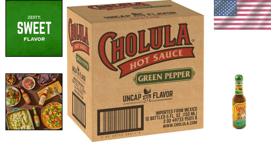 Green Pepper Hot Sauce - 5 fl oz (Pack of 12) – Flavorful Culinary Delight