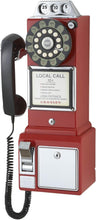 Load image into Gallery viewer, Wall-Mounted 1950s Payphone - Functional Coin Box &amp; Rotary Inspired Dial