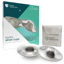 Load image into Gallery viewer, Maxi Silver Nipple Shields for Nursing - Soothe and Protect Cracked Nipples