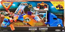 Load image into Gallery viewer, Exclusive El Toro Loco Monster Truck and Transforming Hauler Playset for Ages 4+
