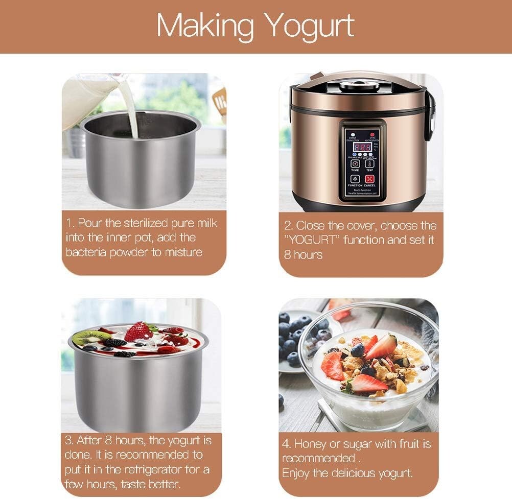 Full Automatic 6L Fermenter for Black Garlic, Kimchi, and Sweet Rice Wine