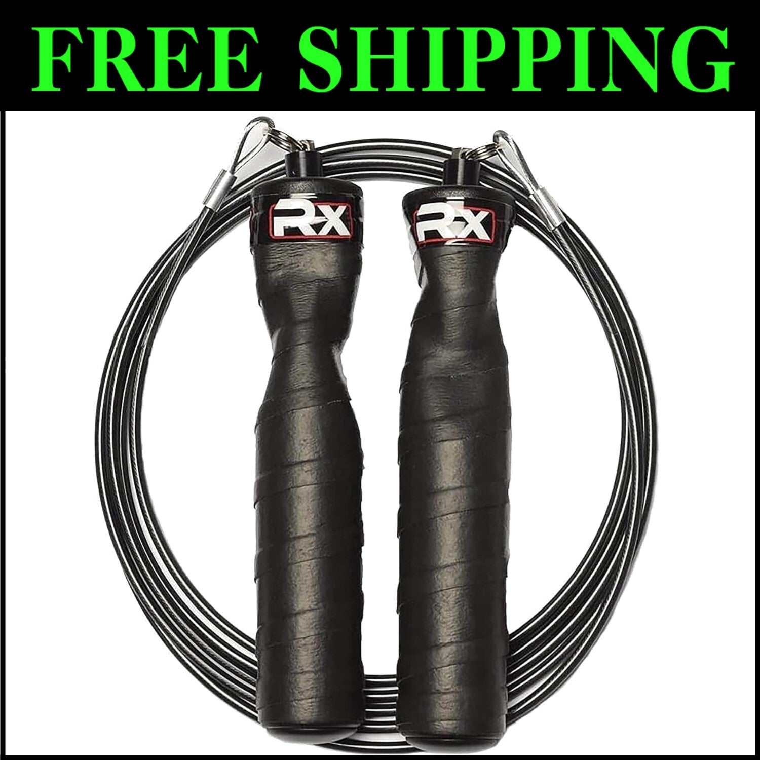 Premium Black Ops Jump Rope with Frictionless Rotation - Ideal for HIIT & Cardio