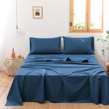 Load image into Gallery viewer, Soft Breathable King Size Linen &amp; Cotton Sheet Set - Elegant Home Essentials