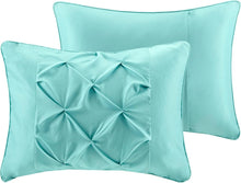 Load image into Gallery viewer, Vibrant Aqua Boho Comforter Set with Complete Sheet Set - 8 Pieces, Queen Size