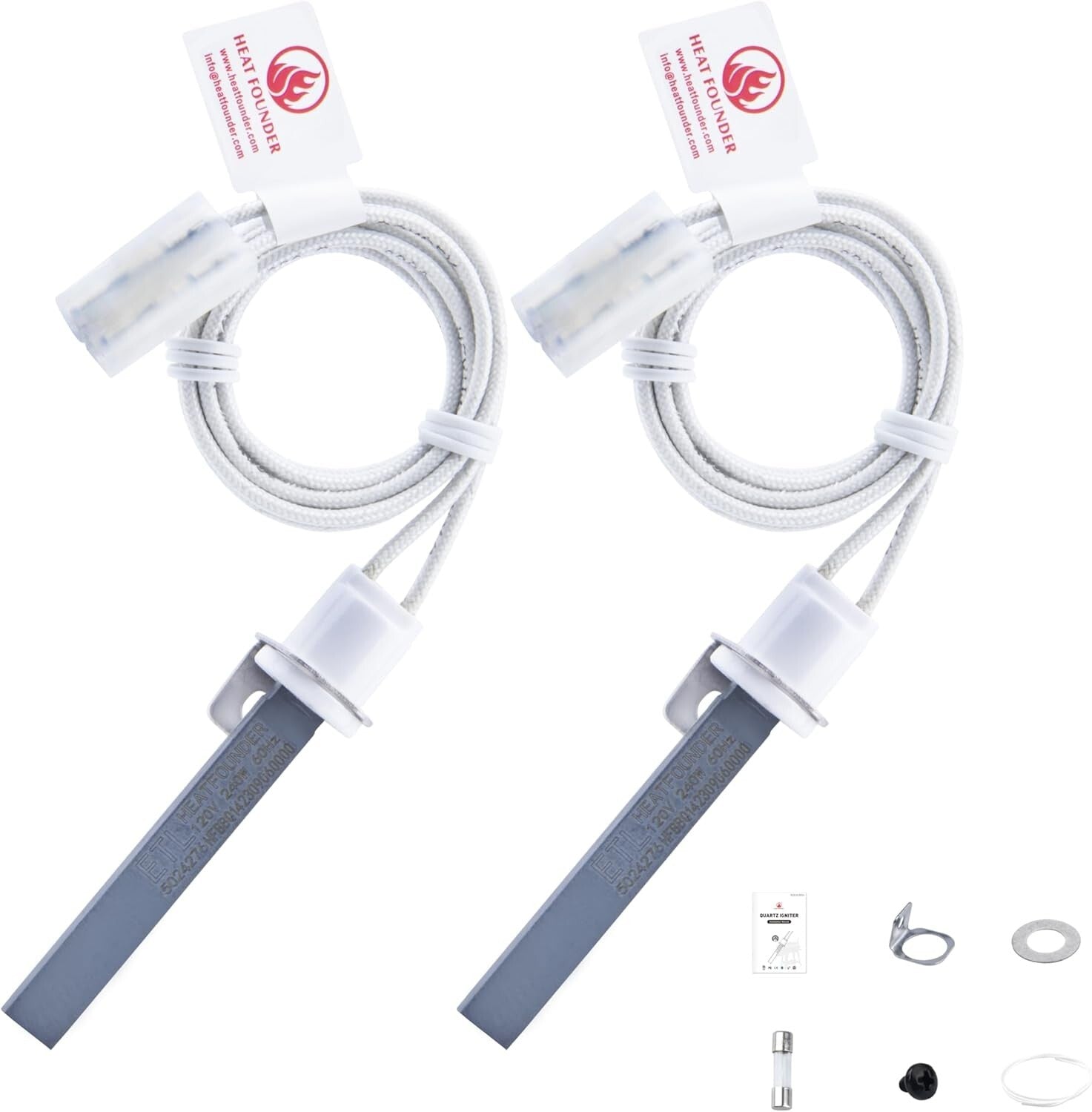 Durable Hot Rod Igniter - 90 Second Ignition for Pit Boss & Other Pellet Grills