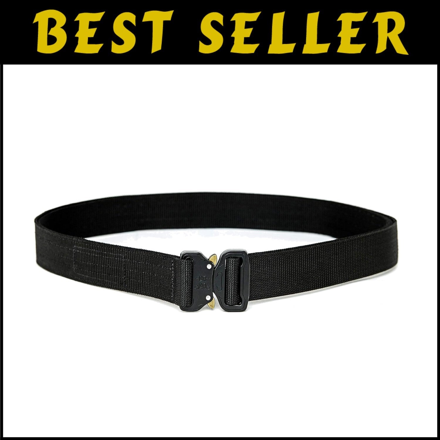 Sturdy 1.5” Nylon Tactical Belt with Secure Buckle - Perfect for Concealed Carry