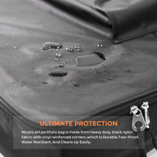 Load image into Gallery viewer, Large Waterproof Art Portfolio Bag 35x43 Inches with Adjustable Shoulder Strap