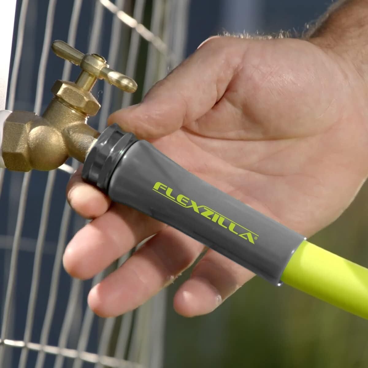 Premium 100 ft. Garden Hose - Crush-Resistant & Kink-Free Design in ZillaGreen