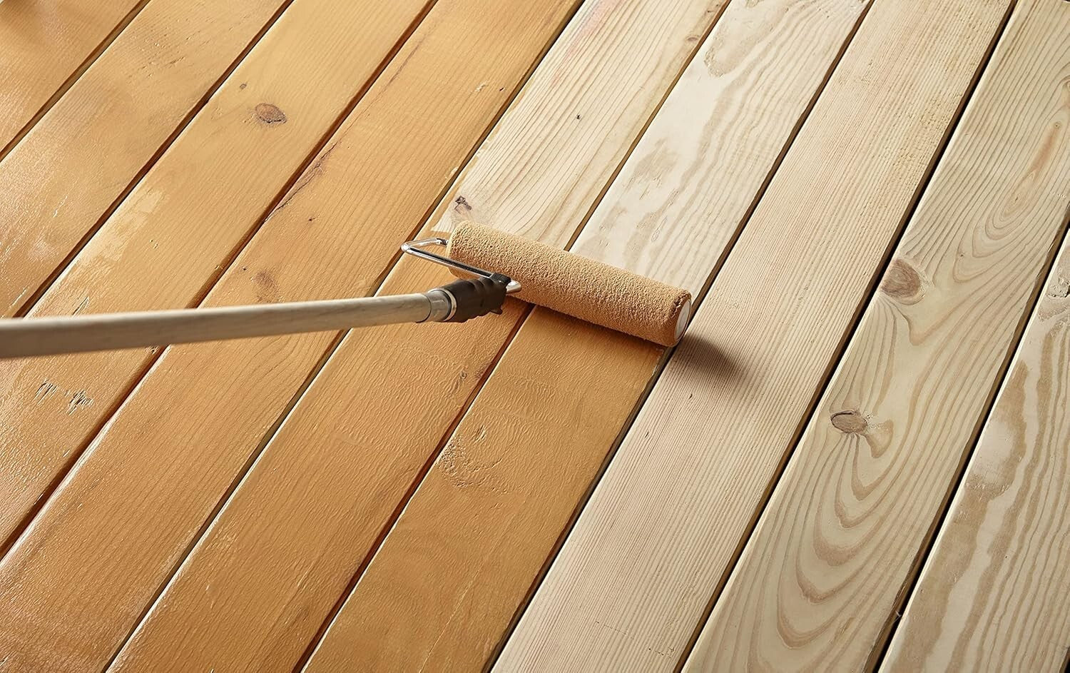 Acrylic-Based Cedar Semi-Transparent Wood Stain - 1 Gallon, 500 Sq. Ft. Coverage