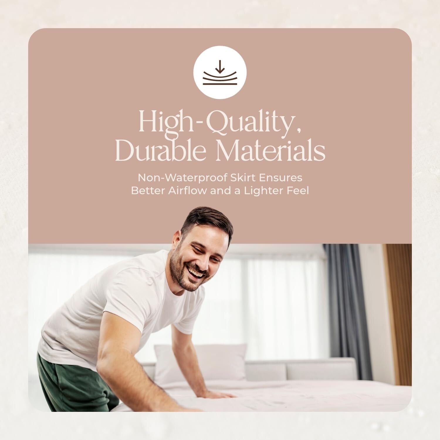 Triple Layer King Size Mattress Cover - 100% Waterproof & Eco-Friendly Comfort