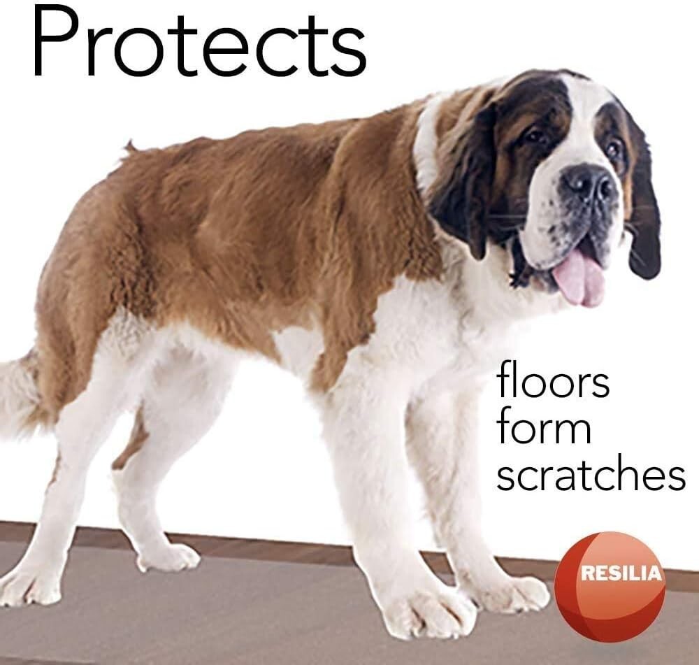 Customizable Clear Plastic Vinyl Floor Protector - 27" x 12' for Wood and Tile