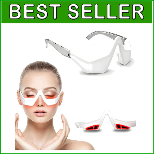 Professional Red Light Glasses for Under Eye Care- Reduce Puffiness and Wrinkles