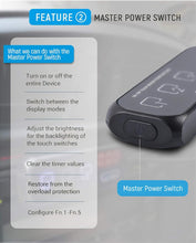 Load image into Gallery viewer, Stylish 3-Way Cigarette Lighter Adapter with Remote Touch Control &amp; USB Charging
