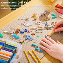 Load image into Gallery viewer, Oven-Bake Polymer Clay Kit - 82 Colors with Tools &amp; Accessories for DIY Projects