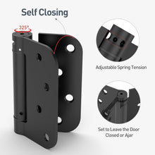 Load image into Gallery viewer, Soft Close Door Hinges - 4 Pack, Matte Black, Ideal for Residential &amp; Commercial