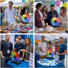 Load image into Gallery viewer, Heavy Duty 12" Spinning Prize Wheel - Wall Mounted &amp; Tabletop For Fun Events