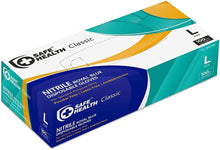 Load image into Gallery viewer, SafeHealth Nitrile Gloves - Flexible, Comfortable, and Latex-Free for All Tasks
