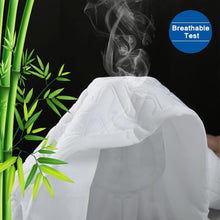 Load image into Gallery viewer, 100% Waterproof Bamboo Full Mattress Cover - Deep Pocket &amp; Cooling Design, White