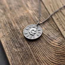 Load image into Gallery viewer, Stainless Steel Amor Fati Pendant - Inspirational Philosophy Necklace for Men