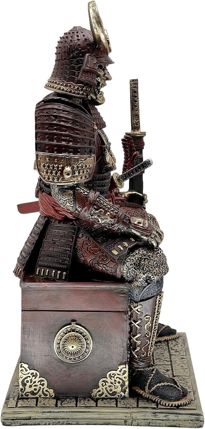 Eco-Friendly Resin Samurai Undead Warrior Figurine - Perfect Gift for Collectors