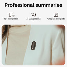 Load image into Gallery viewer, Ultra-Lightweight AI Voice Recorder - 20 Hours Recording with Cloud Encryption