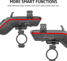 Load image into Gallery viewer, High-Quality Bluetooth Speaker Bike Mount with LED Light &amp; 5000mAh Battery
