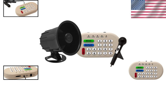 Exciting Musical Car Horn with Microphone & 46 Sounds - 12V Easy Install