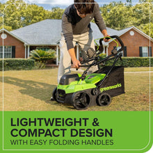 Load image into Gallery viewer, Multi-Function Lawn Dethatcher with 14-Inch Cutting Width &amp; 5 Depth Settings