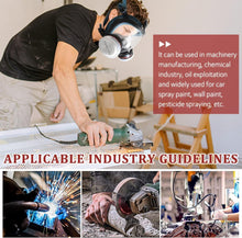 Load image into Gallery viewer, Advanced Full Face Gas Mask for Nuclear &amp; Chemical Protection – Adjustable Fit