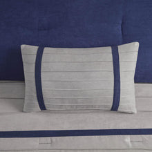 Load image into Gallery viewer, All-Season Down Alternative King Comforter Set with Decorative Shams &amp; Pillow