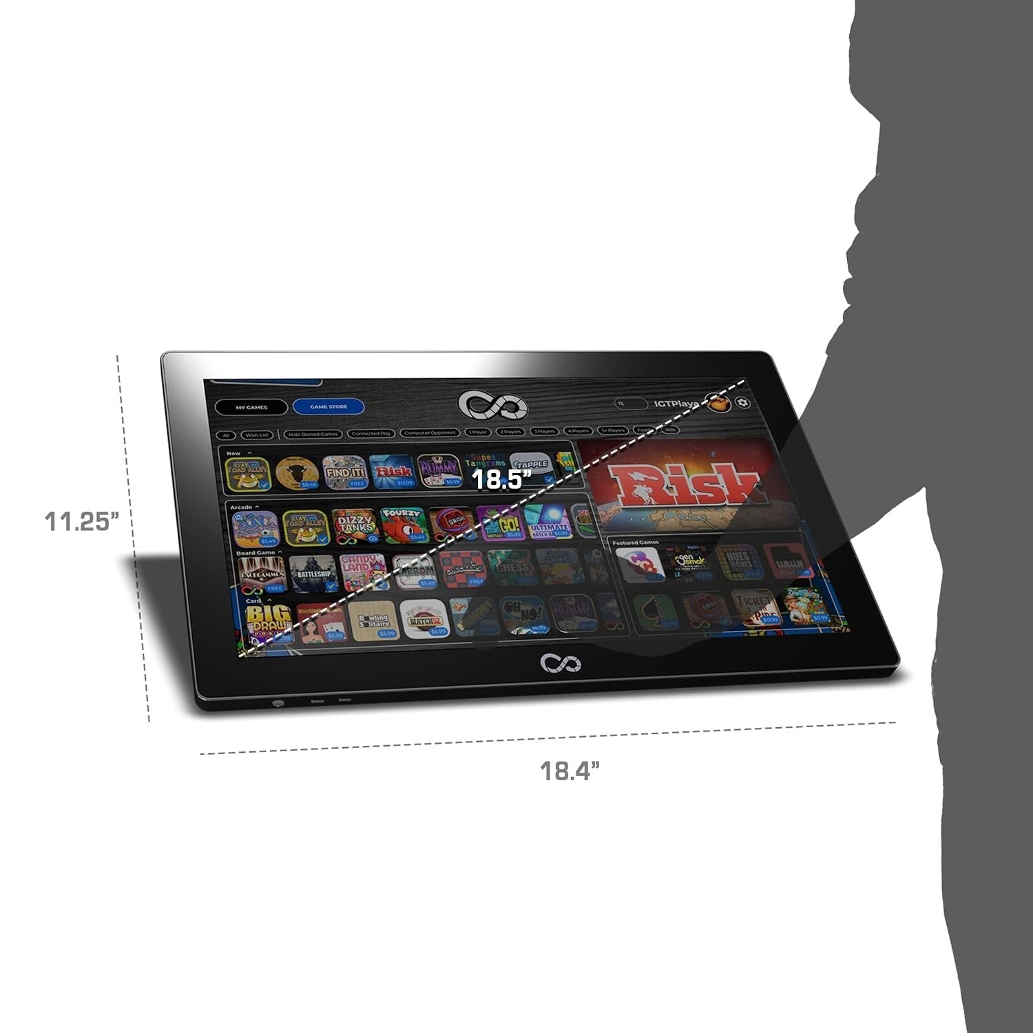 Infinity Game Board - Ultimate Digital Board Games with Safe Connect Feature