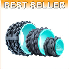 Load image into Gallery viewer, Portable Back Wheel Foam Roller - Targeted Muscle Relief &amp; Stretcher